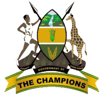 The coat of arms of Uasin Gishu County — Government of Uasin Gishu, The Champions